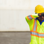 public service worker struggling at work